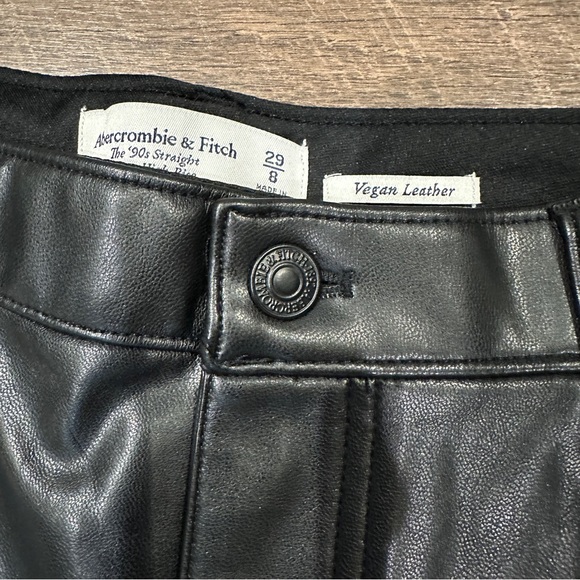 Abercrombie & Fitch Curve Love Ultra High Rise The 90’s Straight Pants - Picture 2 of 6